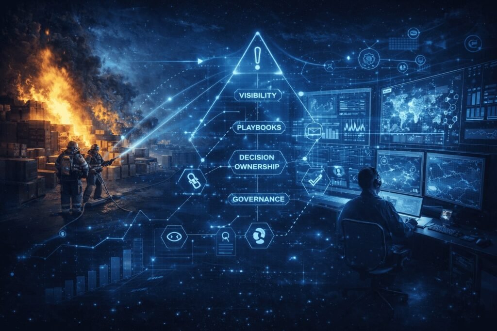 Resilience and control in crisis management